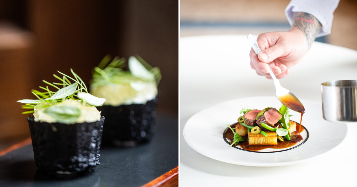 Stu Deeley's food at The Warwick at Mallory Court